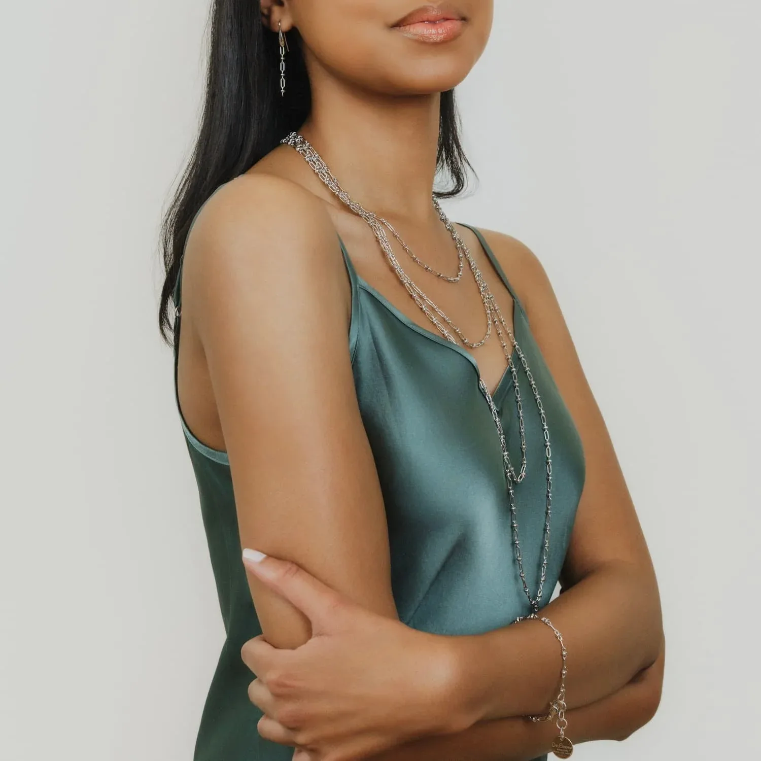 Bella Necklace in Silver - Image 2