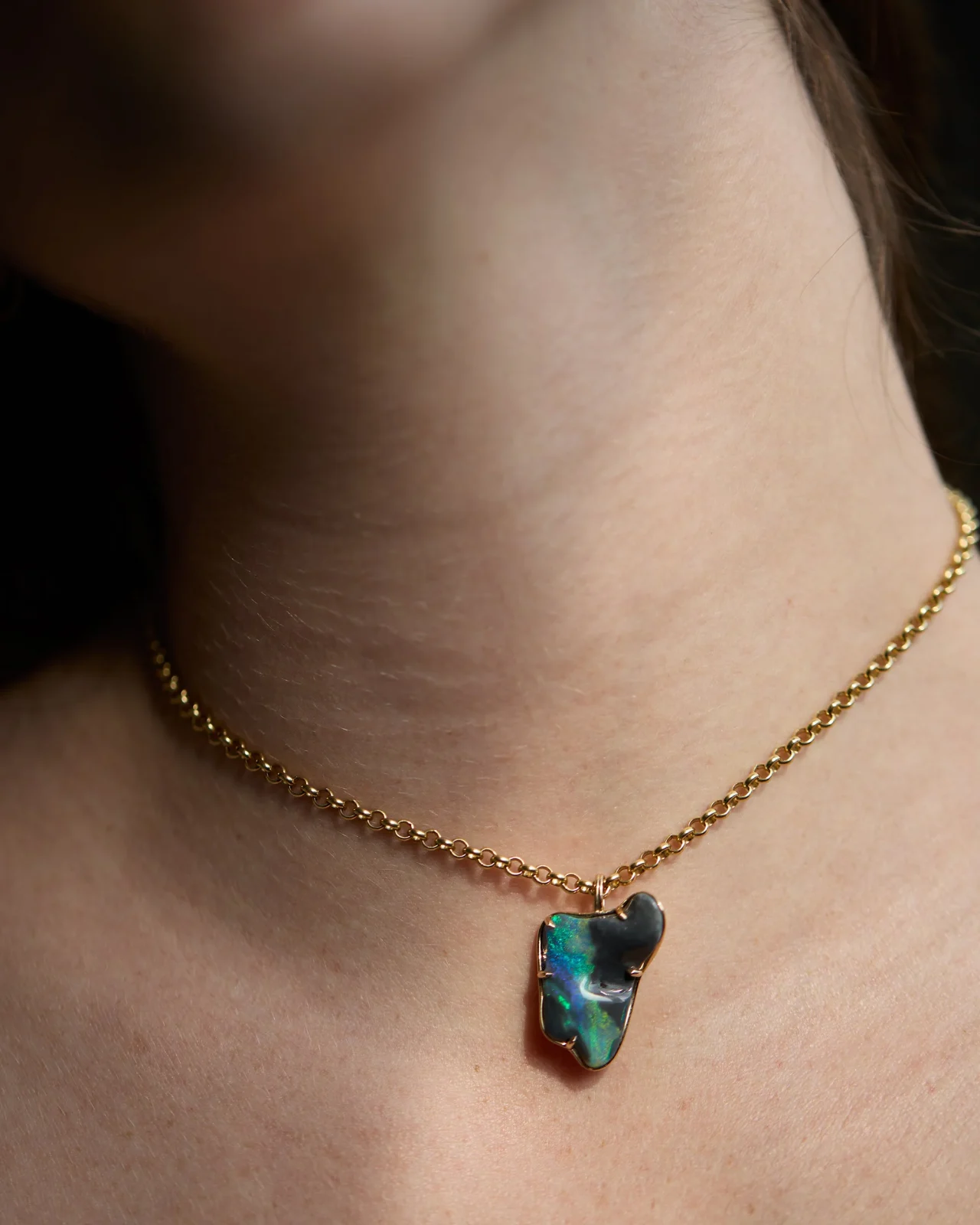Black Opal Borealis Pendant No. 40 - Image 2