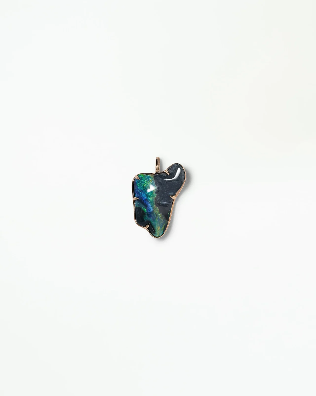 Black Opal Borealis Pendant No. 40