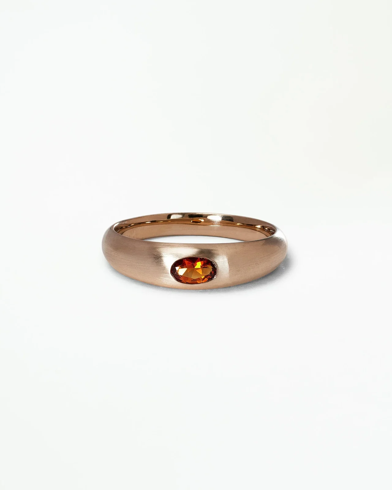 Citrine Soft Signet Ring