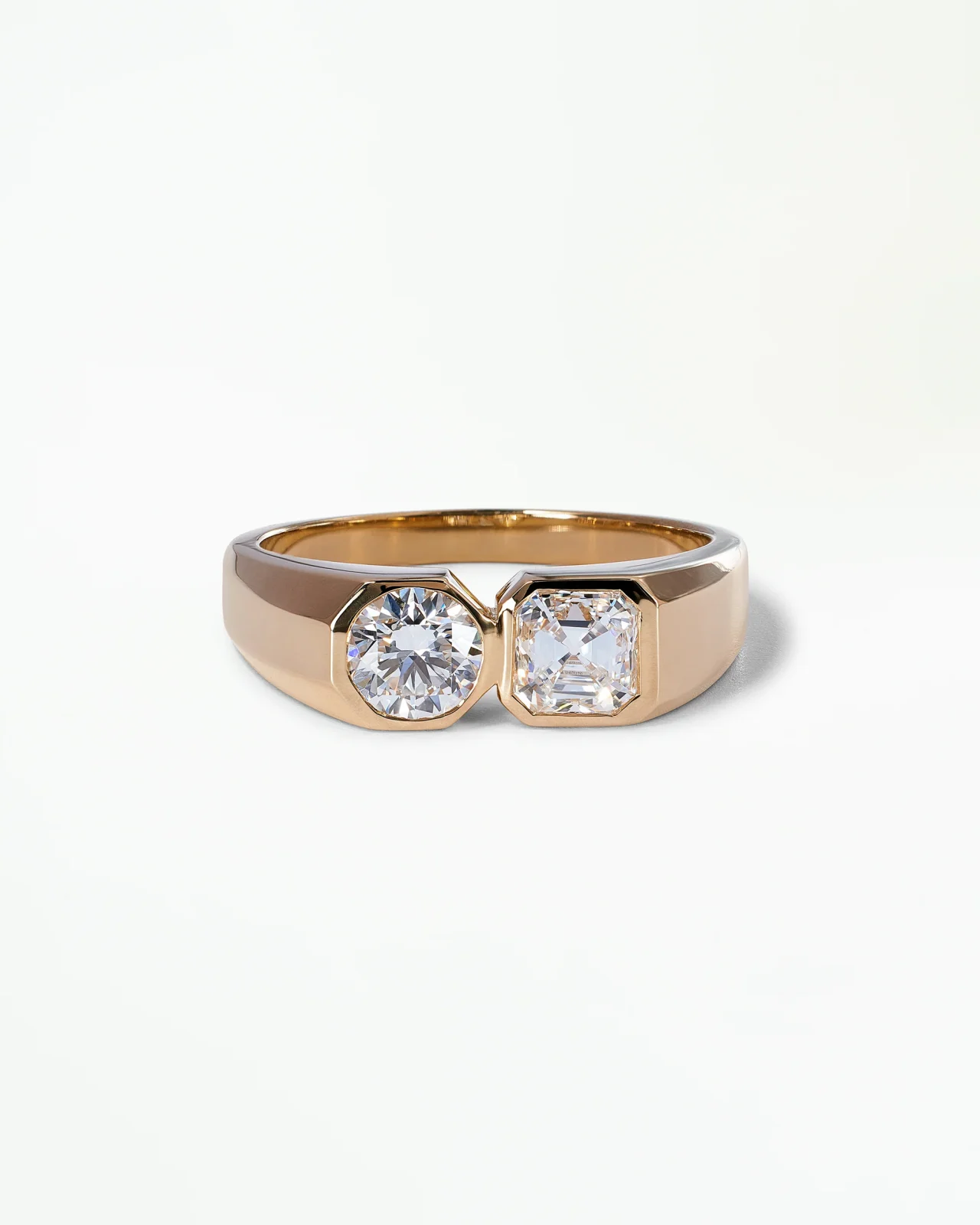 Diamond Dyad Signet Ring No. 15