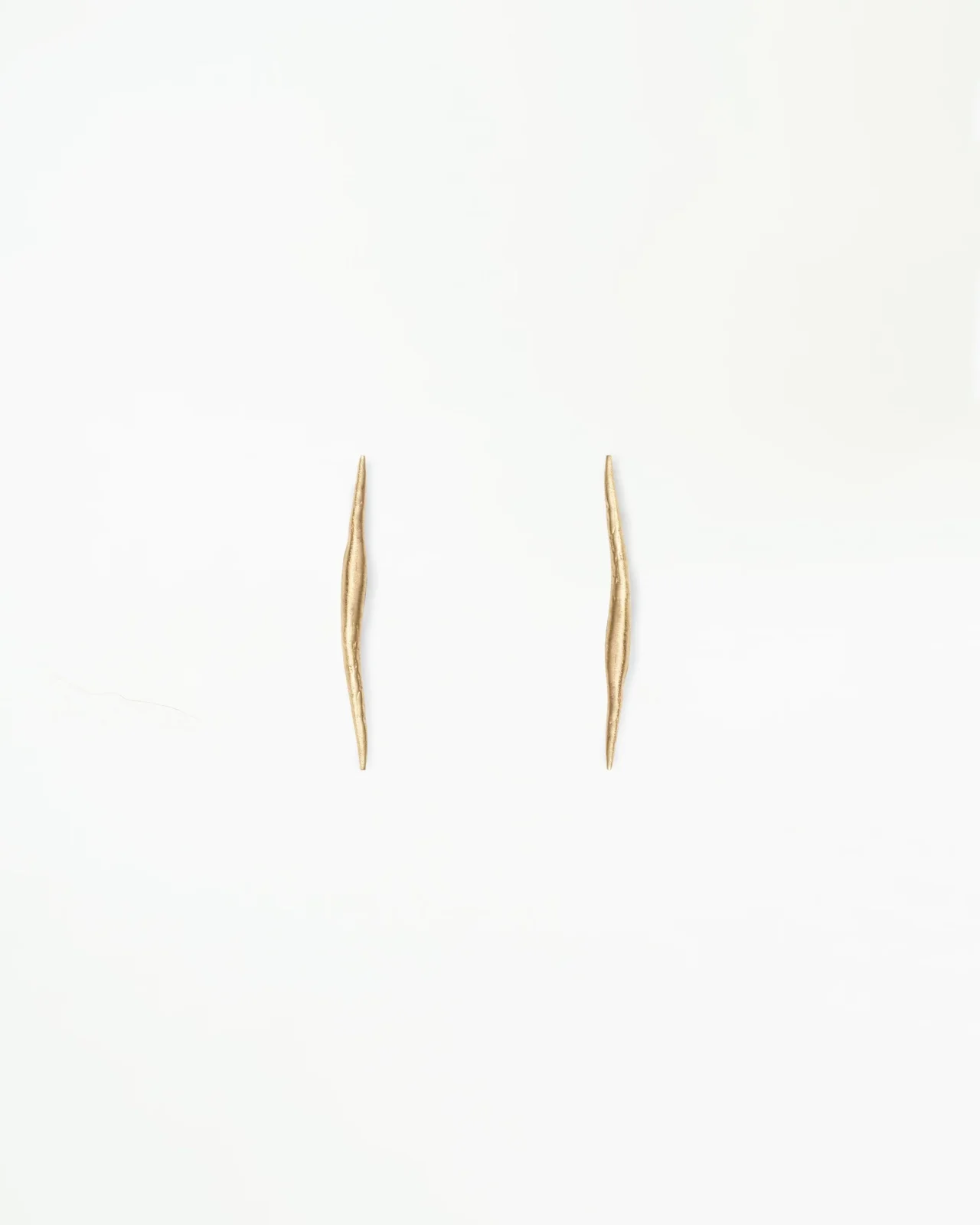 Gold Stick Wisp Earring
