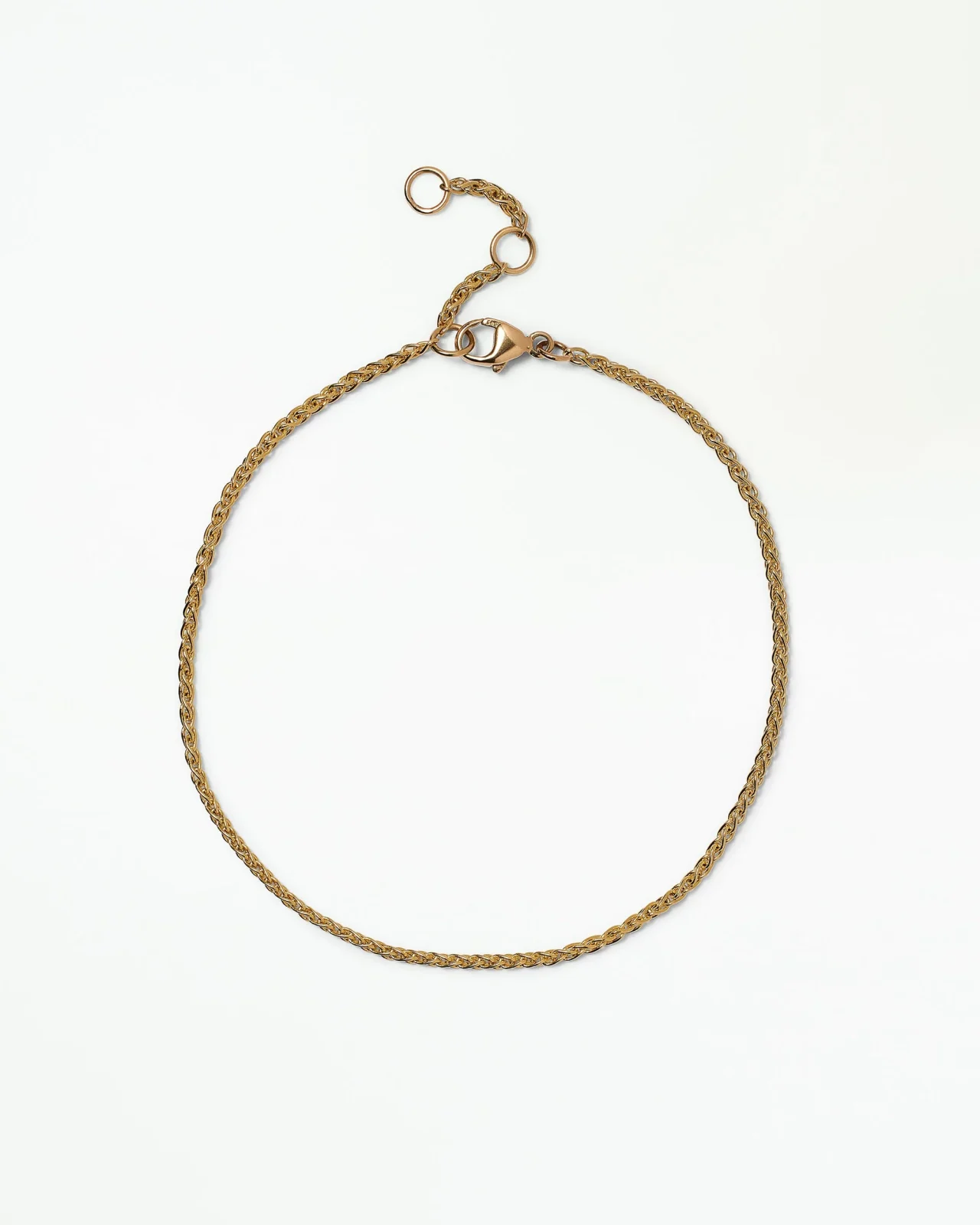 Gold Wheat Chain Bracelet
