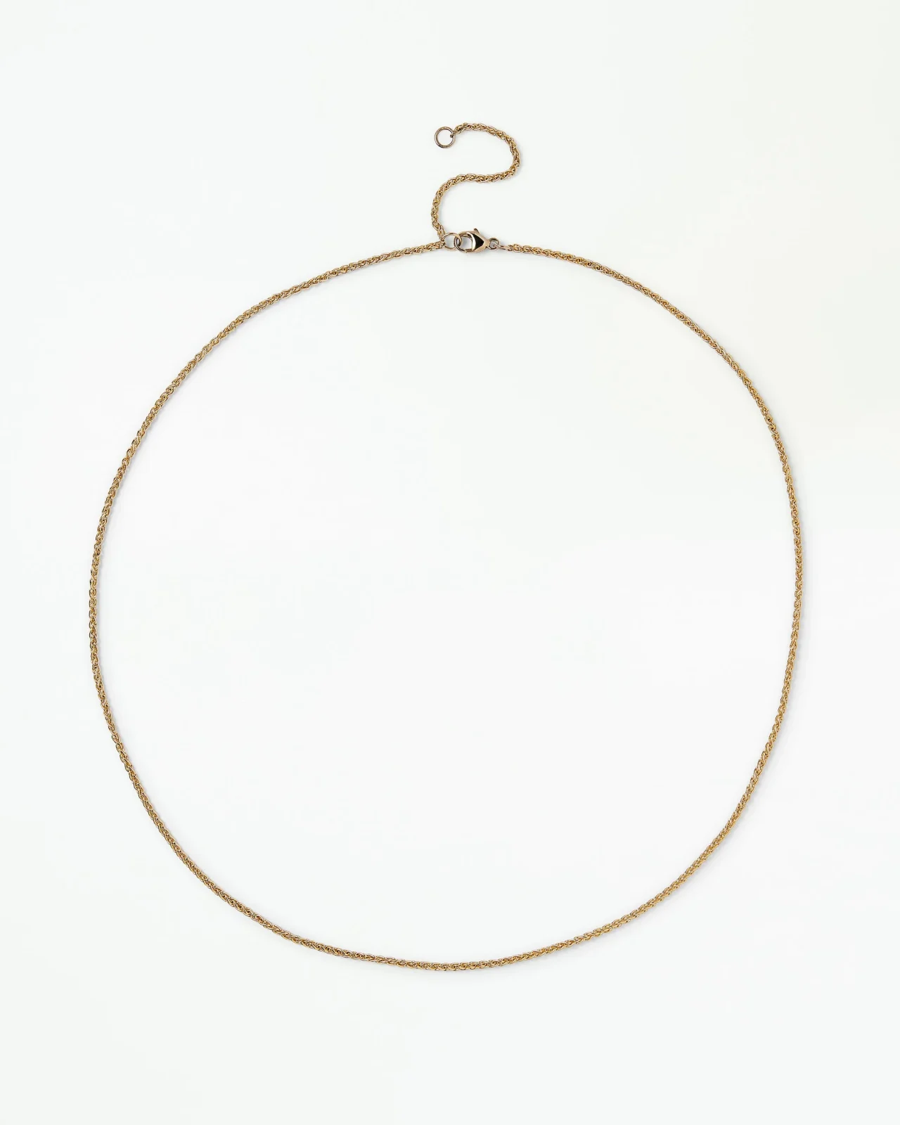 Gold Wheat Chain Necklace