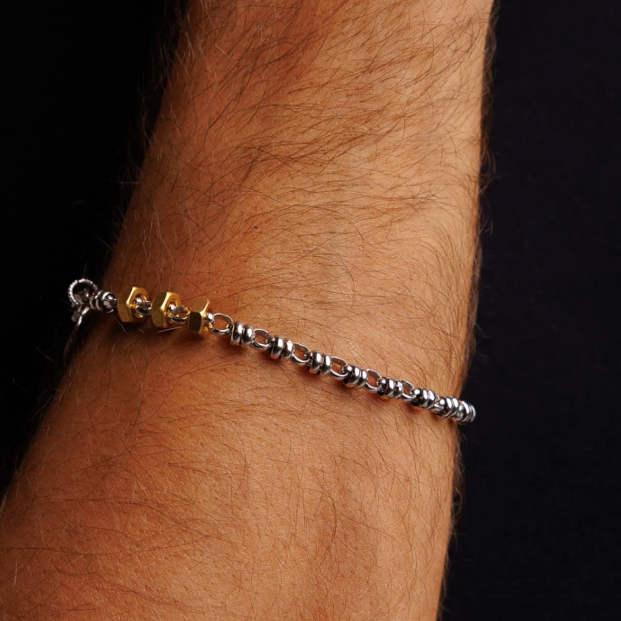 Links 3mm Maximo Bracelet in Silver - Image 2