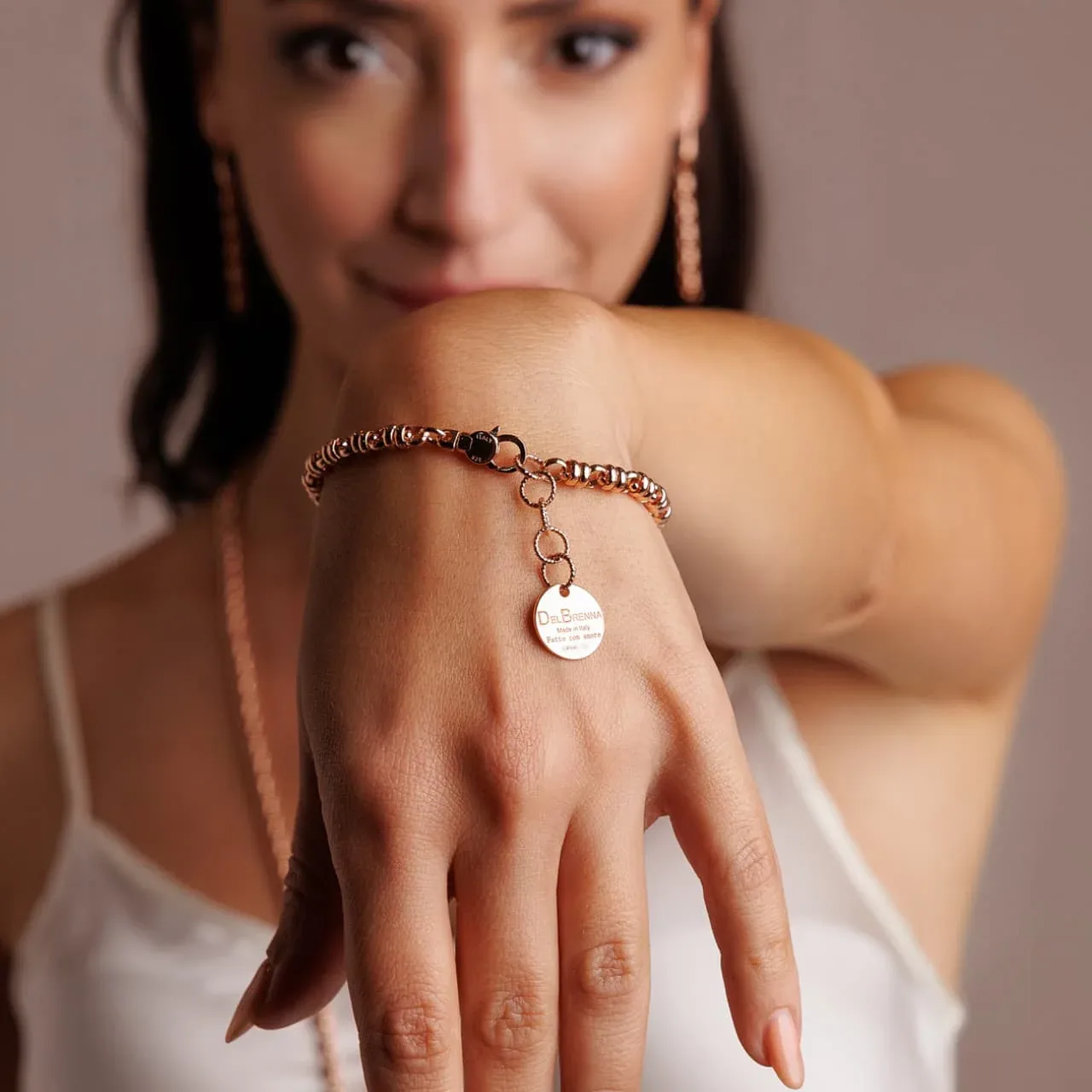Links 5mm Bracelet in Rose Gold - Image 2