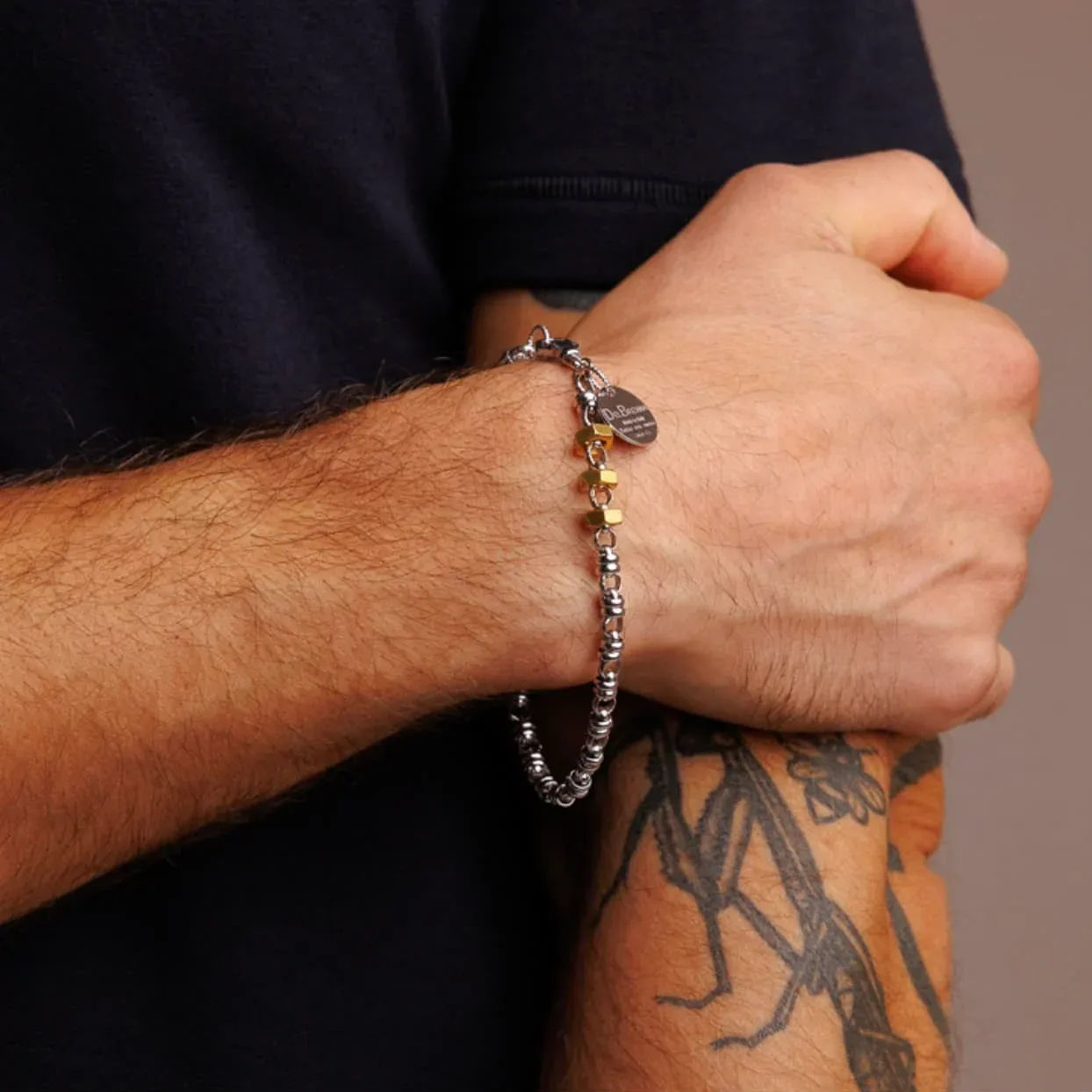 Links 5mm Maximo Bracelet in Silver - Image 2
