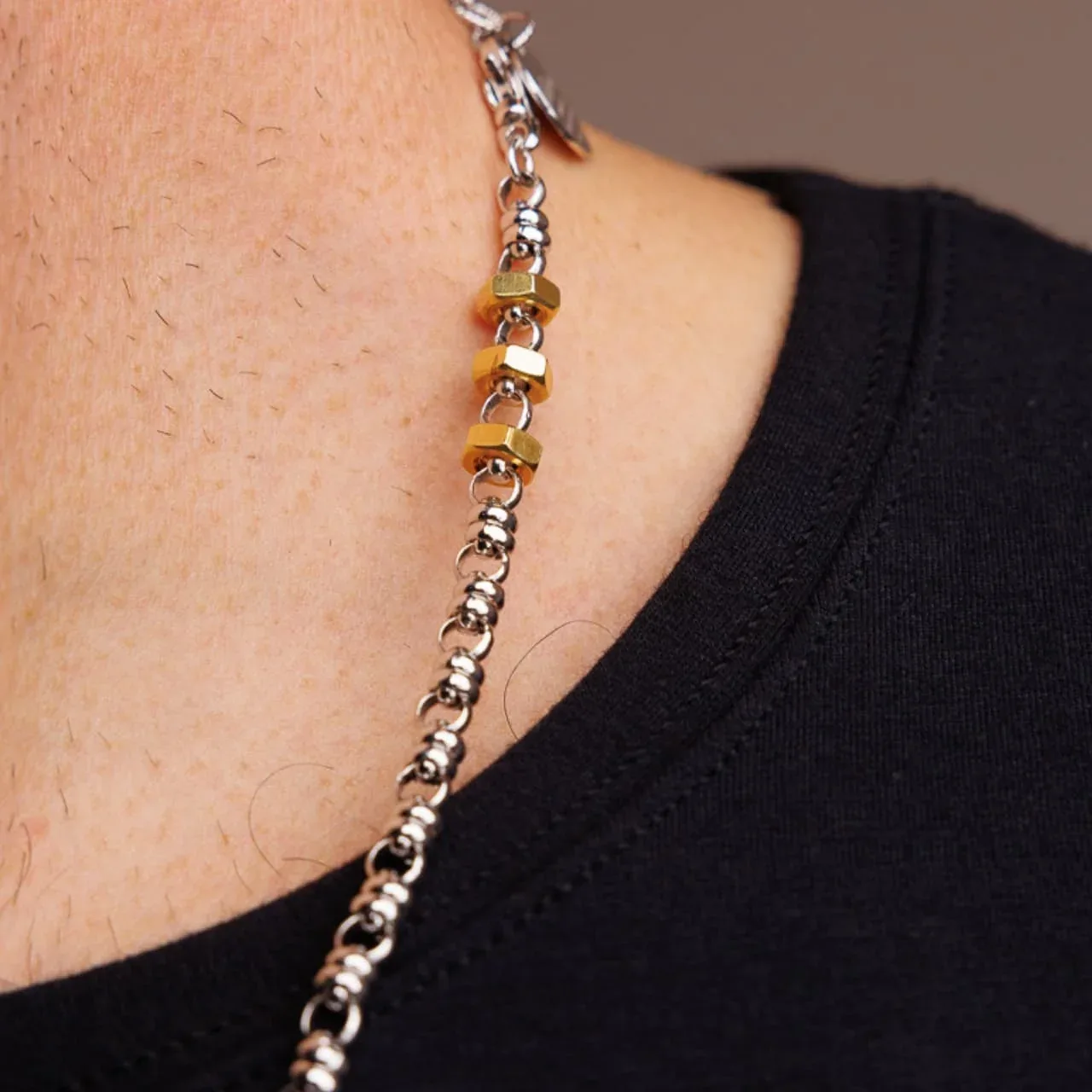 Links 5mm Maximo Necklace in Silver - Image 2