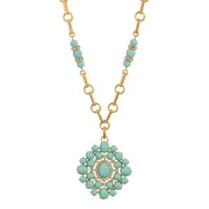 Marcella Necklace in Turquoise