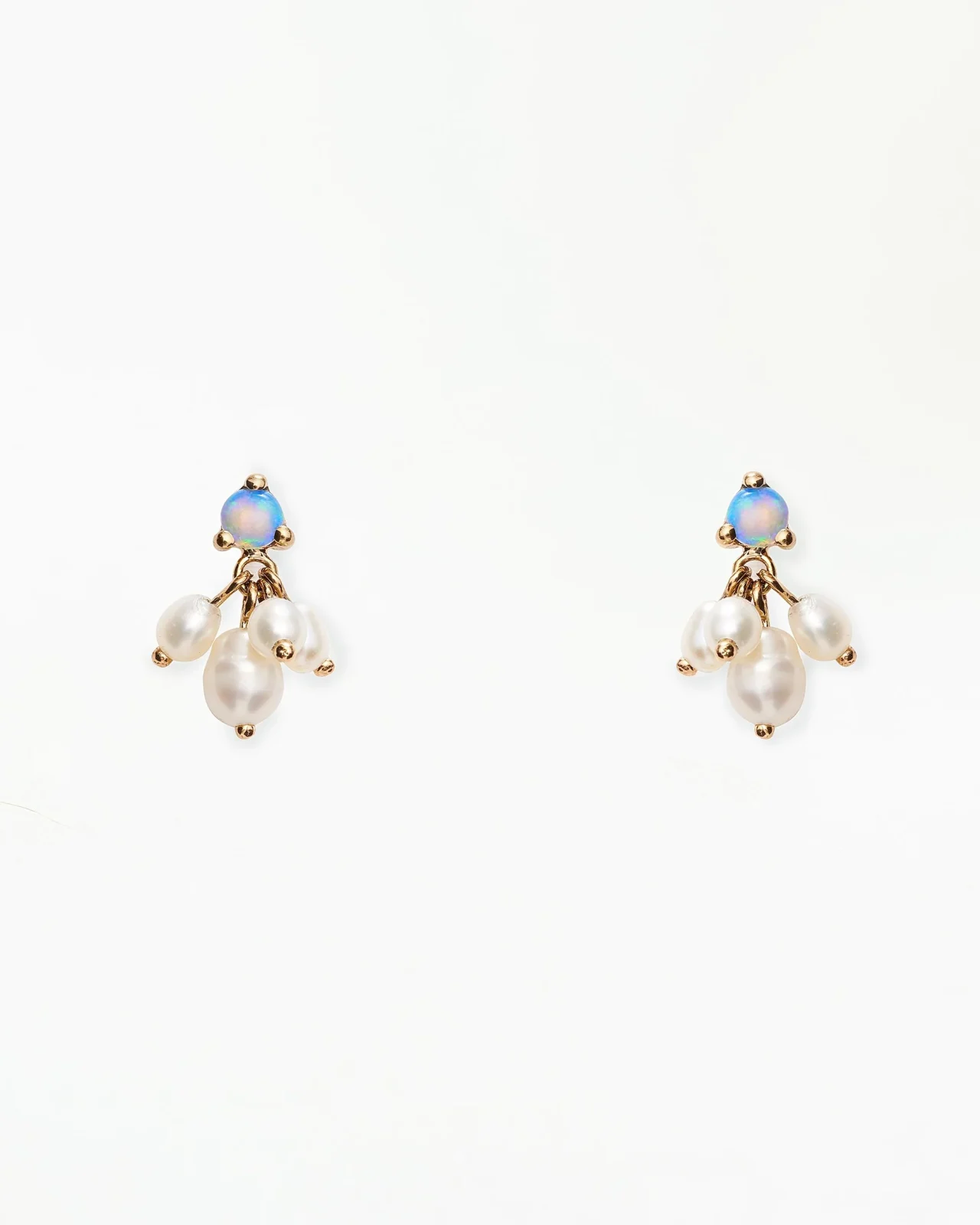 Opal and Pearl Cloudburst Earring