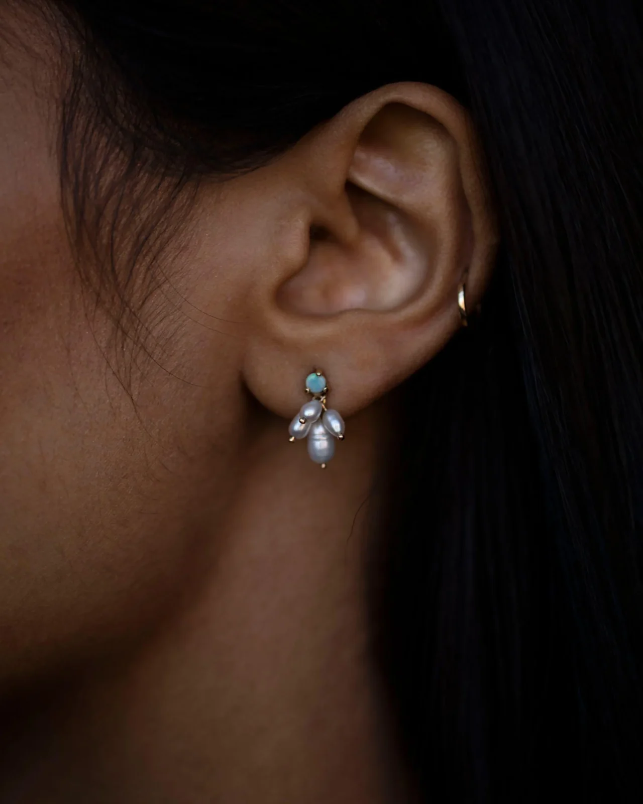 Opal and Pearl Cloudburst Earring - Image 2