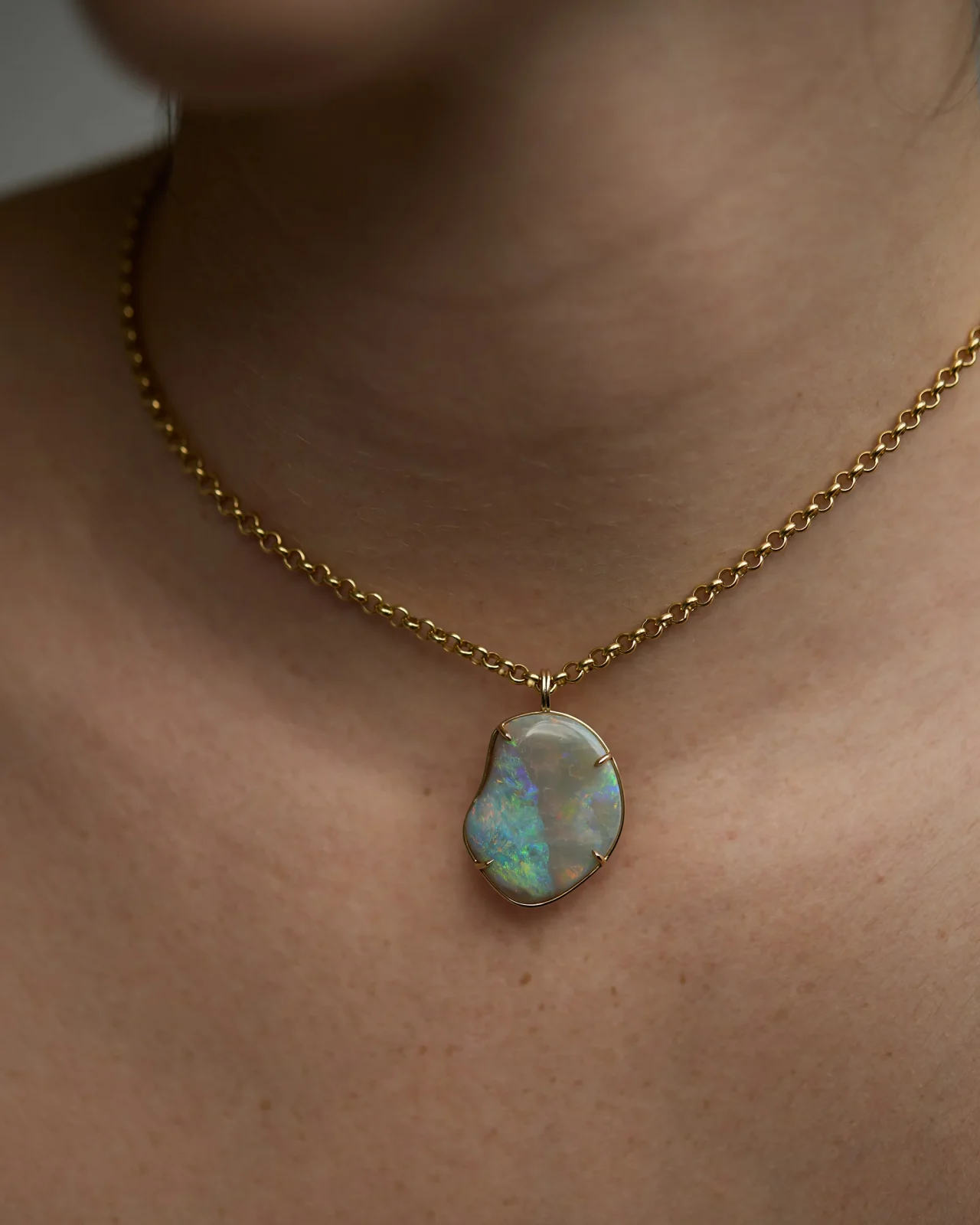 Opal Freeform Borealis Pendant No. 41 - Image 2