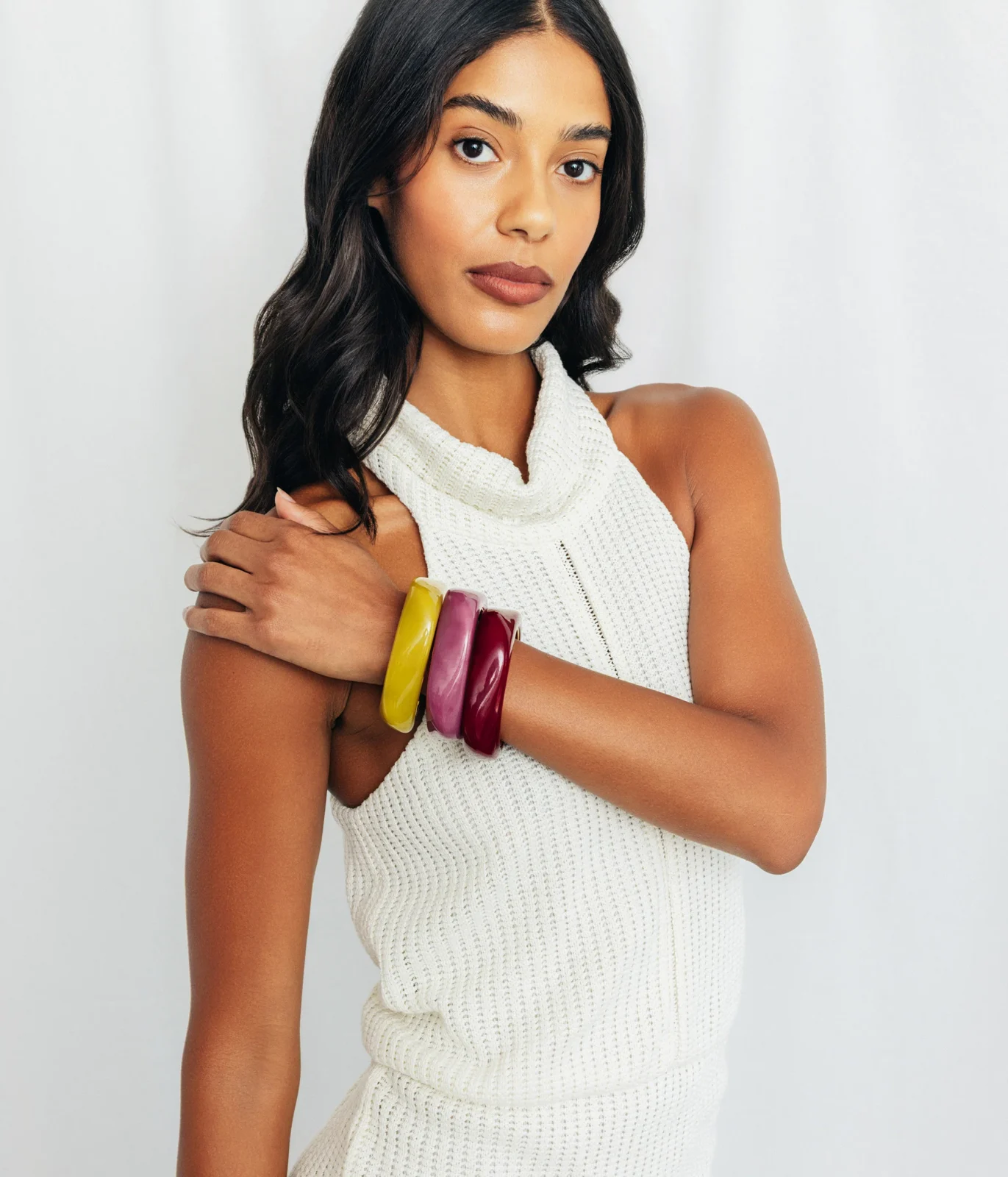Paloma Bangle in Oxblood - Image 2
