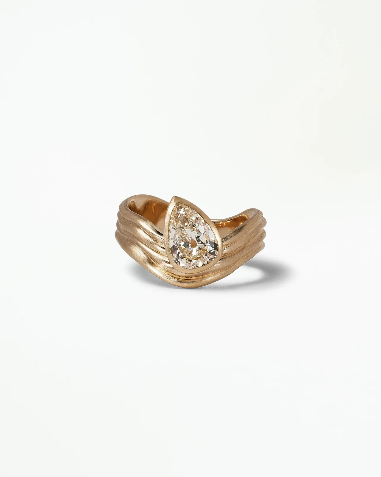 Pear Cut Diamond Coast Ring