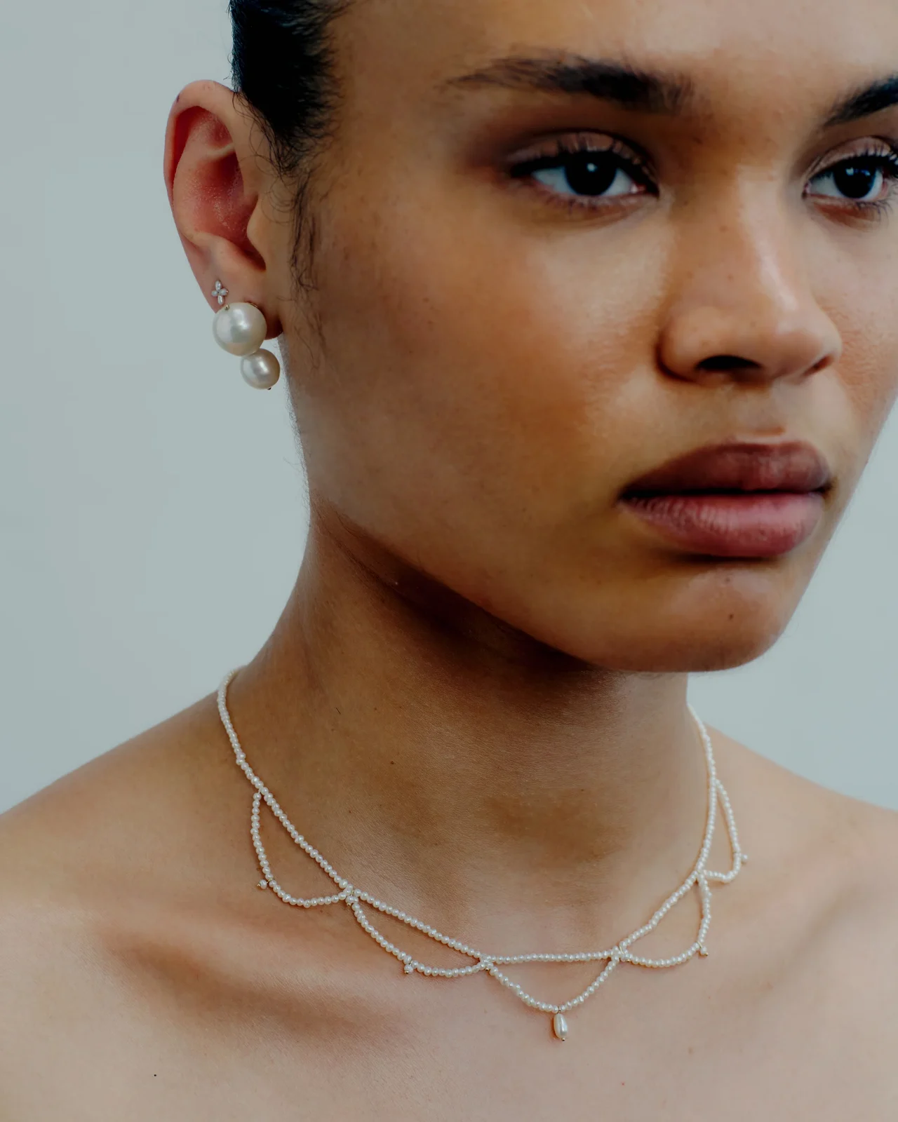Pearl Scallop Necklace - Image 2