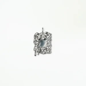 Silver Lace Charm