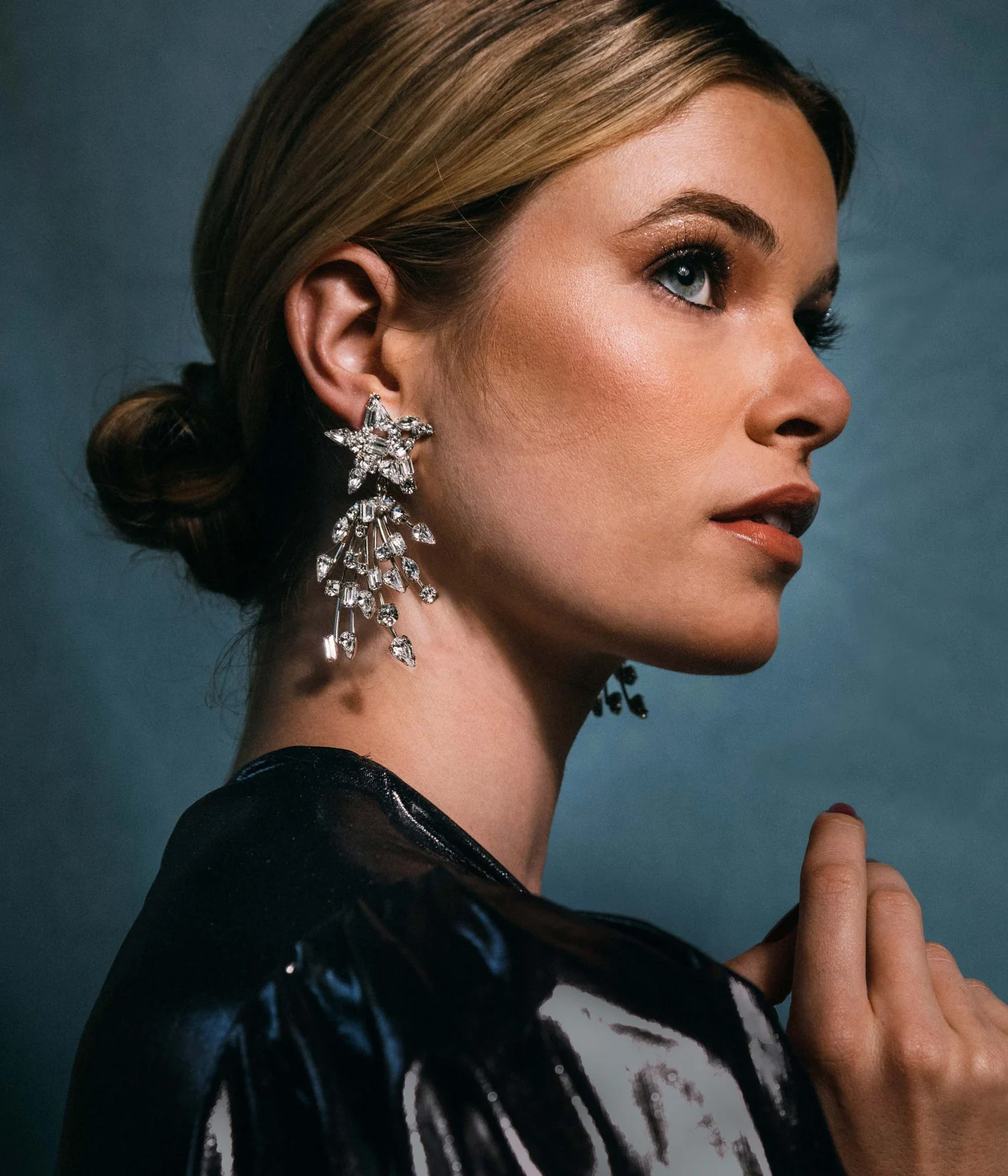 Starlight Earrings in Crystal - Image 2